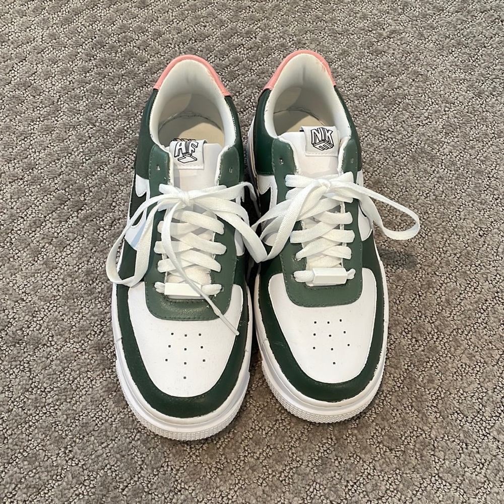 Custom painted pixel air force 1 Nike sneakers